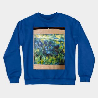 Masked workers in field Crewneck Sweatshirt